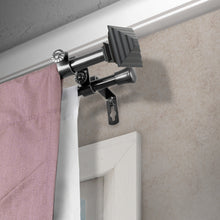 Load image into Gallery viewer, Quad 5/8" Double Curtain Rod - Black