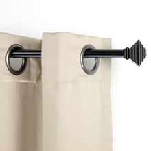 Load image into Gallery viewer, Quad 5/8" Curtain Rod - Black