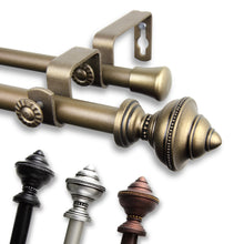 Load image into Gallery viewer, Palace 5/8" Double Curtain Rod