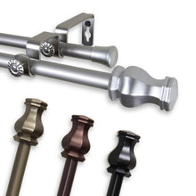 Load image into Gallery viewer, Emelia 5/8" Double Curtain Rod