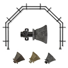 Load image into Gallery viewer, Trumpet 13/16" 5-Sided Double Bay Curtain Rod
