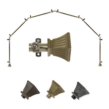 Load image into Gallery viewer, Trumpet 13/16" 6-Sided Bay Curtain Rod