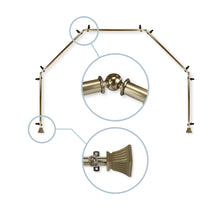 Load image into Gallery viewer, Trumpet 13/16" 5-Sided Bay Curtain Rod