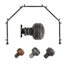 Load image into Gallery viewer, Ornament 13/16" 5-Sided Bay Curtain Rod