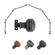 Load image into Gallery viewer, Ornament 13/16" 6-Sided Bay Curtain Rod
