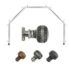 Load image into Gallery viewer, Ornament 13/16" 5-Sided Bay Curtain Rod