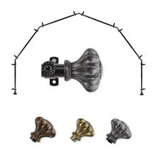 Load image into Gallery viewer, Flair 13/16" 6-Sided Bay Curtain Rod