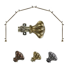 Load image into Gallery viewer, Flair 13/16" 6-Sided Bay Curtain Rod