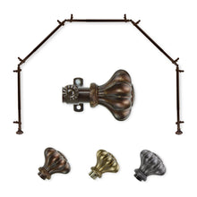 Load image into Gallery viewer, Flair 13/16" 5-Sided Bay Curtain Rod