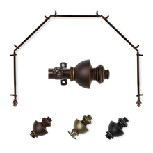Load image into Gallery viewer, Dynasty 13/16" 5-Sided Bay Curtain Rod