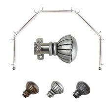 Load image into Gallery viewer, Magnolia 13/16" 5-Sided Bay Curtain Rod