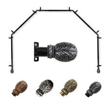 Load image into Gallery viewer, Forest 13/16" 5-Sided Bay Curtain Rod
