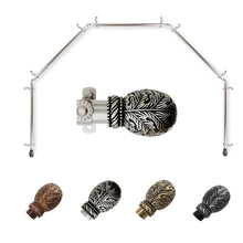 Load image into Gallery viewer, Forest 13/16" 5-Sided Bay Curtain Rod