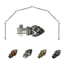 Load image into Gallery viewer, Bud 13/16" 6-Sided Bay Curtain Rod