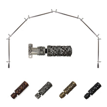Load image into Gallery viewer, Whirl 13/16" 6-Sided Bay Curtain Rod