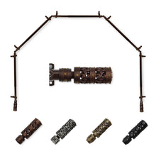 Load image into Gallery viewer, Whirl 13/16" 5-Sided Bay Curtain Rod