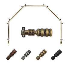 Load image into Gallery viewer, Dollop 13/16" 5-Sided Bay Curtain Rod