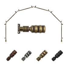 Load image into Gallery viewer, Dollop 13/16" 6-Sided Bay Curtain Rod