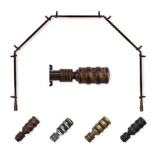 Load image into Gallery viewer, Dollop 13/16" 5-Sided Bay Curtain Rod