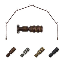 Load image into Gallery viewer, Dollop 13/16" 6-Sided Bay Curtain Rod