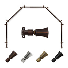 Load image into Gallery viewer, Fort 13/16" 5-Sided Bay Curtain Rod