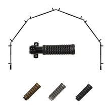 Load image into Gallery viewer, Threaded 13/16" 6-Sided Bay Curtain Rod