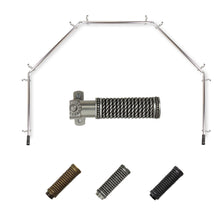 Load image into Gallery viewer, Threaded 13/16" 5-Sided Bay Curtain Rod