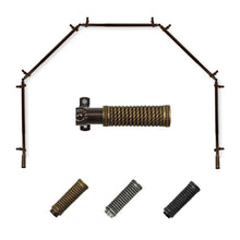 Load image into Gallery viewer, Threaded 13/16" 5-Sided Bay Curtain Rod