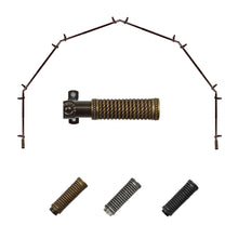 Load image into Gallery viewer, Threaded 13/16" 6-Sided Bay Curtain Rod