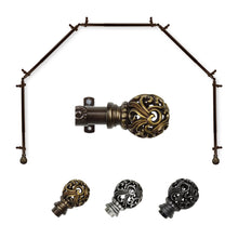 Load image into Gallery viewer, Adora 13/16" 5-Sided Bay Curtain Rod