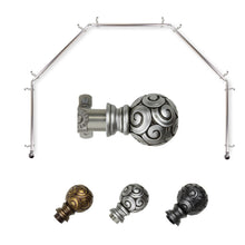 Load image into Gallery viewer, Bonbon 13/16" 5-Sided Bay Curtain Rod