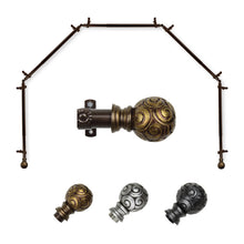 Load image into Gallery viewer, Bonbon 13/16" 5-Sided Bay Curtain Rod