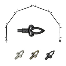 Load image into Gallery viewer, Spire 13/16" 6-Sided Bay Curtain Rod