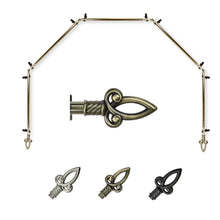 Load image into Gallery viewer, Spire 13/16" 5-Sided Bay Curtain Rod