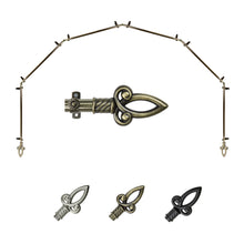 Load image into Gallery viewer, Spire 13/16" 6-Sided Bay Curtain Rod