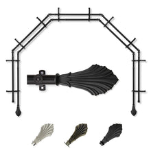 Load image into Gallery viewer, Fin 13/16" 5-Sided Double Bay Curtain Rod