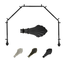 Load image into Gallery viewer, Fin 13/16" 5-Sided Bay Curtain Rod