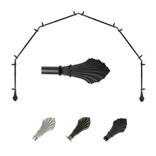 Load image into Gallery viewer, Fin 13/16" 6-Sided Bay Curtain Rod