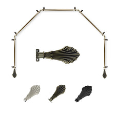 Load image into Gallery viewer, Fin 13/16" 5-Sided Bay Curtain Rod