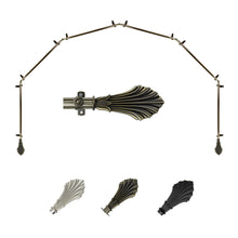 Load image into Gallery viewer, Fin 13/16" 6-Sided Bay Curtain Rod