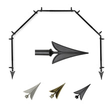 Load image into Gallery viewer, Alpha 13/16" 5-Sided Bay Curtain Rod