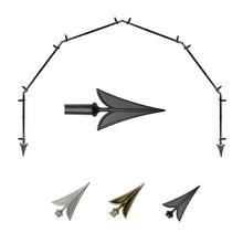 Load image into Gallery viewer, Alpha 13/16" 6-Sided Bay Curtain Rod