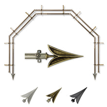 Load image into Gallery viewer, Alpha 13/16" 5-Sided Double Bay Curtain Rod