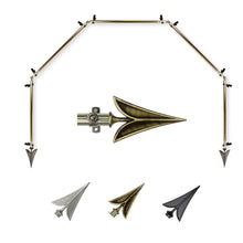 Load image into Gallery viewer, Alpha 13/16" 5-Sided Bay Curtain Rod