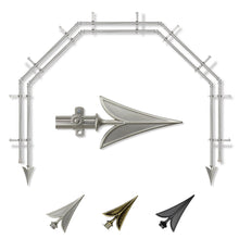 Load image into Gallery viewer, Alpha 13/16" 5-Sided Double Bay Curtain Rod