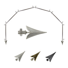 Load image into Gallery viewer, Alpha 13/16" 6-Sided Bay Curtain Rod