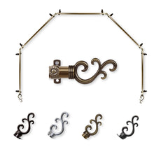 Load image into Gallery viewer, Swan 13/16" 5-Sided Bay Curtain Rod