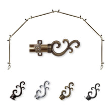 Load image into Gallery viewer, Swan 13/16" 6-Sided Bay Curtain Rod