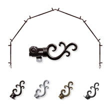 Load image into Gallery viewer, Swan 13/16" 6-Sided Bay Curtain Rod