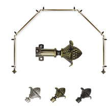 Load image into Gallery viewer, Bloom 13/16" 5-Sided Bay Curtain Rod